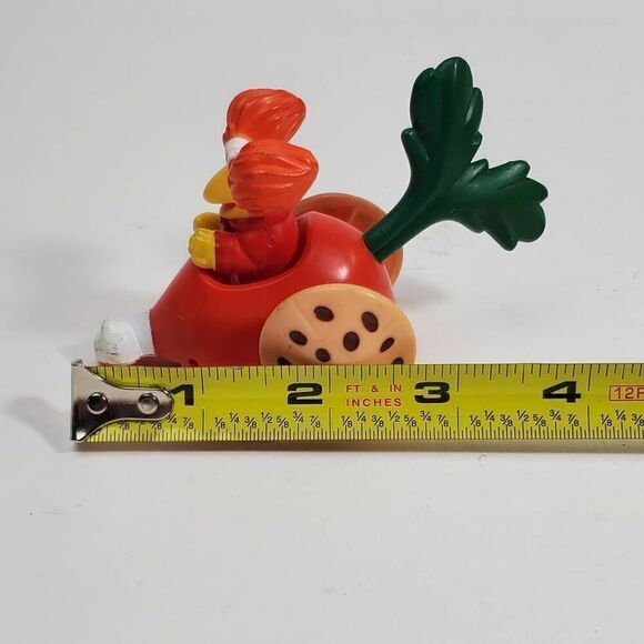 1988 McDonald's Fraggle Rock Gobo Red Radish Shaped Toy Car Vehicle - Picture 6 of 6